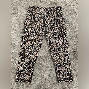 Victoria Secret Sport Cheetah Capris- Women’s Large
